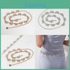 Fashionable Butterfly Design Waist Chain With Rhinestone Decoration For Womens Party And Casual Outfits