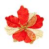 Christmas Poinsettia Artificial Flowers Xmas Tree Wreath Ornaments DIY Decoration New Year Wedding Party Holiday Decor
