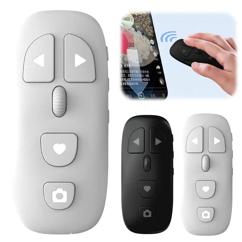 Fingertip Control E-book Page Turner Stable Signal Transmission Wireless Selfie Shutter  E-book
