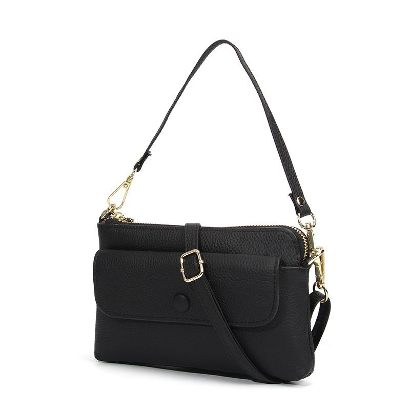 Genuine Leather Handbags Luxury Brand Women Crossbody Bag Designer Cowhide Messenger Bags Ladies Shoulder Bag Small Phone Wallet