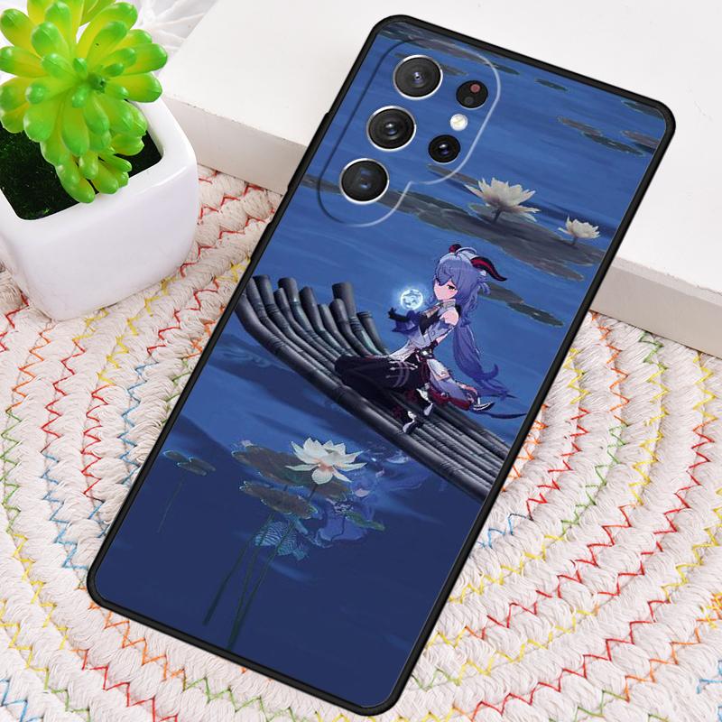 Ganyu Genshin Impact Soft Silicone Phone Case For Samsung Galaxy Note 10 Pro S26 S25 S24 S23 S22 S21 Plus S25Ultra Capa Cover