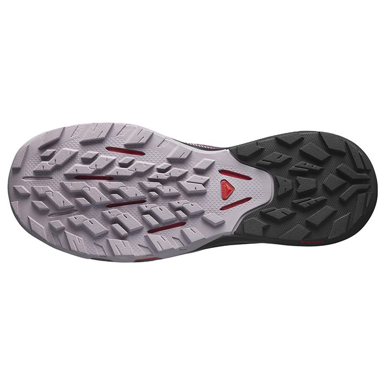 SALOMON Outpulse Durable Low-Top Outdoor Functional Shoes Women Shoes Purple Red 416897