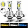 2X Żarówki Led H7 Bardzo Mocne 8000Lm 6500K 1:1 Canbus 50000H 80W Dc 12-24V