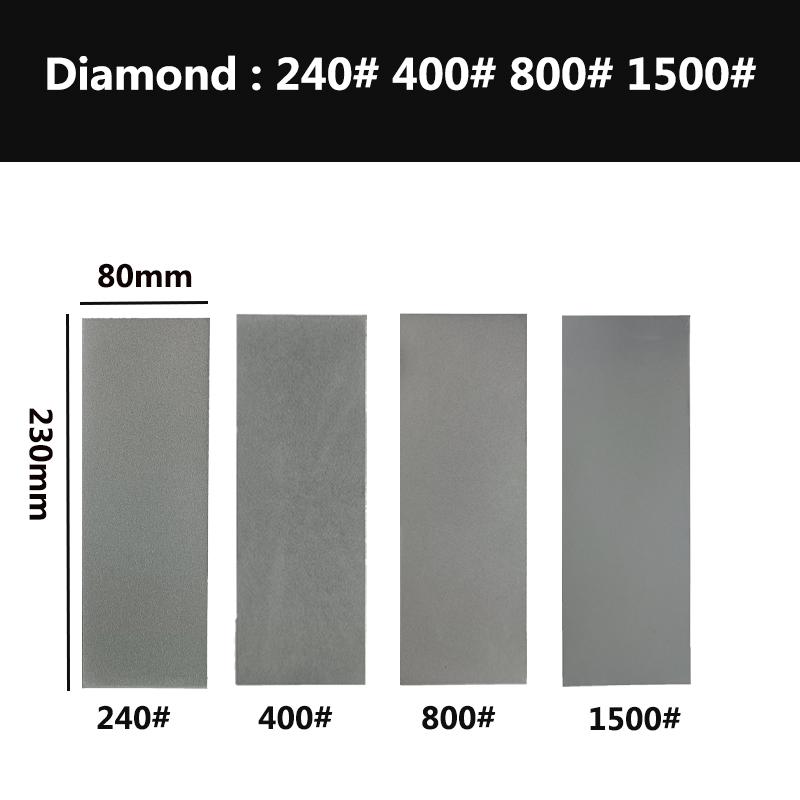 1000 Diamond Plate Hard Large Sharpening Stone Professional Knife Sharpener Whetstone Edge Blade Sharp Apex Sheet Ruby Spyderco