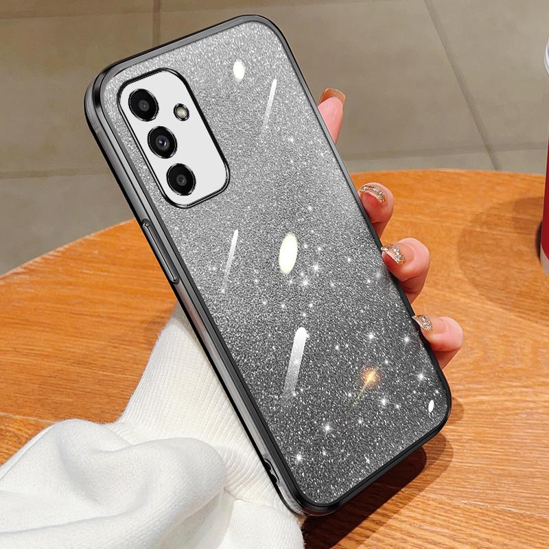 A04E A12 5G Luxury Glitter Silicone Case For Samsung galaxy A15 54 A25 34 A35 A55 A05s A14 16 A53 A52 Shockproof Back Cover Case