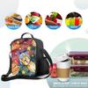 Cartoon Space Astronaut Puppy Insulated Lunch Bag for School Work Picnic Tote Lunch Box Containers for Kids Reusable Cooler Bag