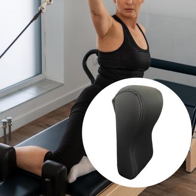 Almofada Pilates Antiderrapante Couro PU Apoio de Cabeça Almofada de Equilíbrio Equipamento para Academia em Casa para Treino de Alinhamento Corporal