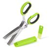 Stainless Steel Five-Layer Herb & Vegetable Scallion Shears