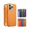 MagSafe Magnetic Leather Mobile Phone Case Is Suitable for Apple iPhone17 Anti-drop Leather Case 16 Custom Logo.
