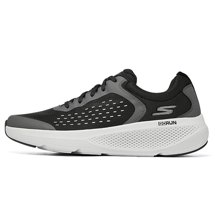 Skechers GO RUN Elevate Мужские Черно-серые Низкие Повседневные Беговые Кроссовки Амортизирующие Удобные 220322-BKGY 43.5