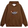 Unisex Hooded Sweatshirt With Print Design Casual Long Sleeve Pullover Streetwear