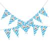 Oktoberfest Decorations 26 Ft Bavarian Flag Banner Beer Festival Supplies Garland Bunting Sign for Garden Bar Home Tents Outdoor