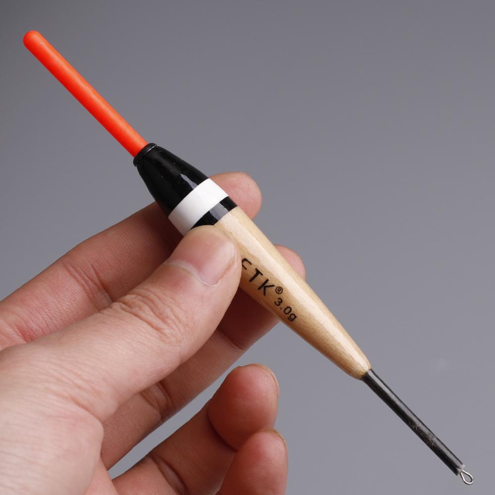 FTK 5PCS Paulownia Wood Fishing Float 2g 3g 4g  Floating Vertical Buoy Carp Fishing Accessories 14cm-15cm