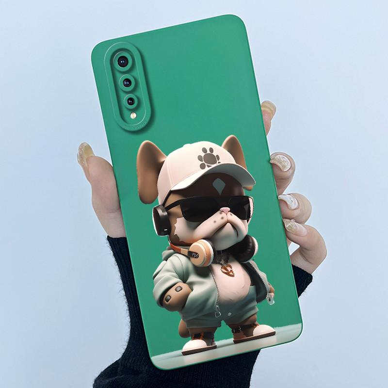 New For Vivo S1 1907 Case Lovely Cartoon Cat Liquid Silicone Soft TPU Shockproof Back Cover For Vivo V17 Neo VivoS1 Phone Case