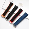 New High quality watchband Nylon strap waterproof Rubber bottom 20mm 22mm for 8900 9900 men watch bracelet