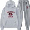 Young Royals Hillerska School Hoodie Teens Casual Printed Pullover Loose Fit