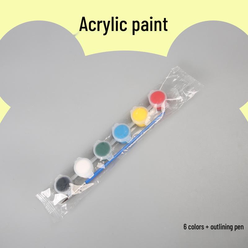 12-Color 3ml Acrylic Paint Set for Kids' DIY Art Projects and Graffiti