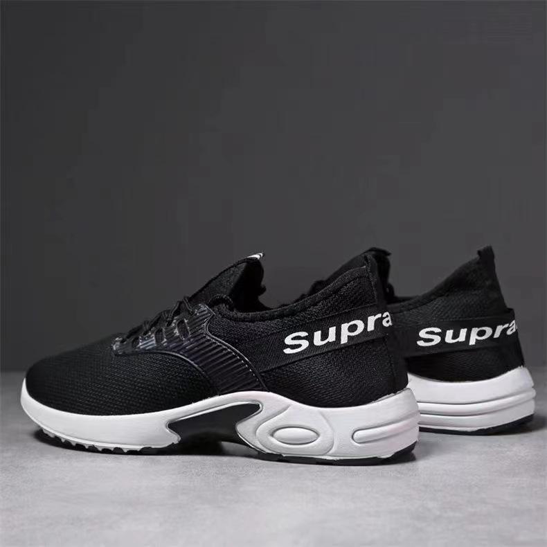 

Дышащая обувь мужская спортивная обувь модные кроссовки повседневная обувь тканевая обувь 40 чёрный