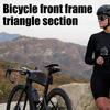 Top Tube Bag Bike Rack Bag With Reflective Strips Cycling Accessories for Outdoor Touring Camping Urban Riding Commuting Sports