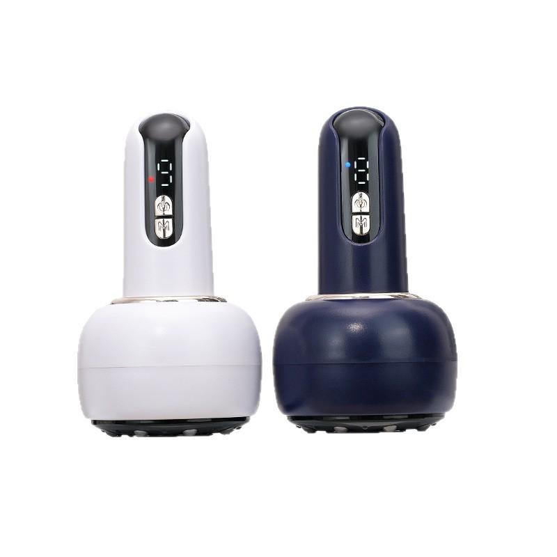 Smart Cupping Massage Machine 9 Levels Vacuum Suction Cup Chinese Meridian Cans Red Light Heating Jars Body Cellulite Scraping