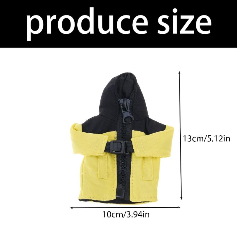 Mode Daunenmantel Anhänger Mini Daunenmantel Schlüsselanhänger Tragbarer Schlüsselhalter Daunenmantel Schlüsselanhänger Anhänger Schlüssel Jacke