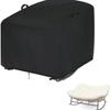 Outdoor Patio Egg Rocking Chair Cover Waterproof 210D Patio Egg Rocking Chair Cover With Elastic Band Rocking Chair Sofa Chair