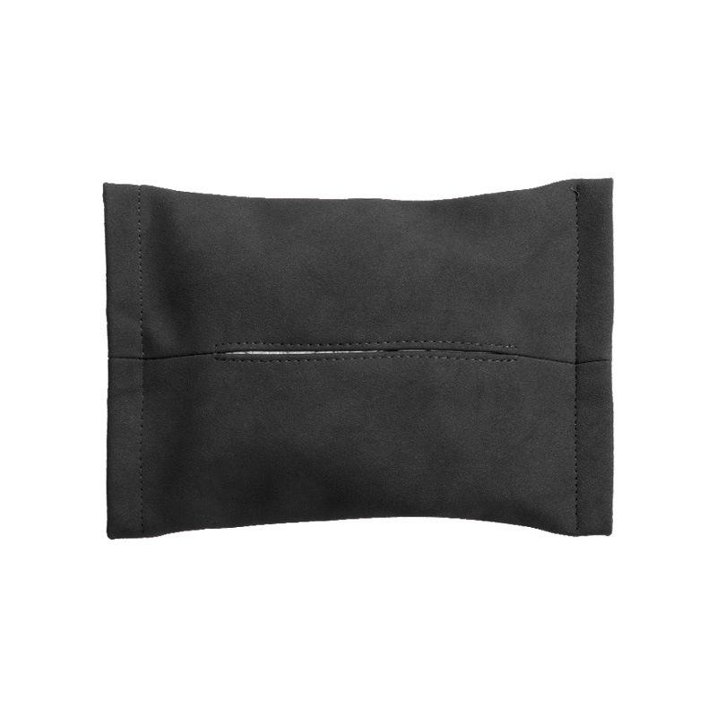 Car Tissue Box, Armrest Box Tissue Pack, Car Seat Back Hanging Type, Sun Visor Tissue Bag, Storage For Car Interior Decoration чёрный