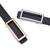 Elegant Genuine Leather Belts Rectangle Buckle Waist Belt Casual Skinny Thin Belt  All-Match