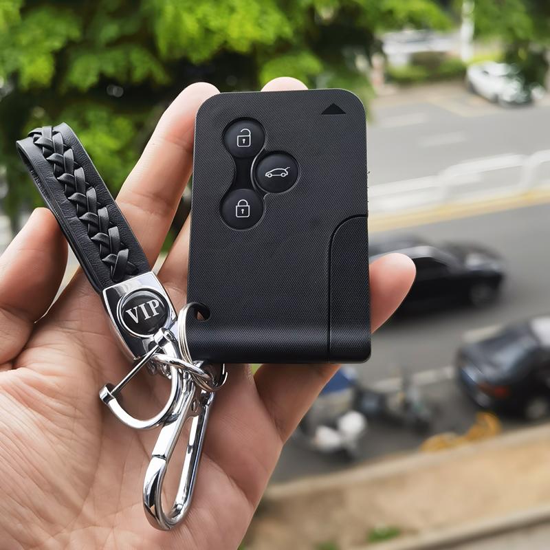 Cocolockey Guscio Portachiavi Intelligente a 3 Pulsanti Adatto per Renault Megane Scenic 2 Clio 3 Sostituzione Chiavi Senza Colla Alta Qualità