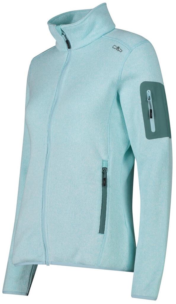 Куртка CMP Woman Fleece Jacket (3H14746) Куртка трикотажная меланжевая Fleece Jacket (3h14746-05et) opale-bianco