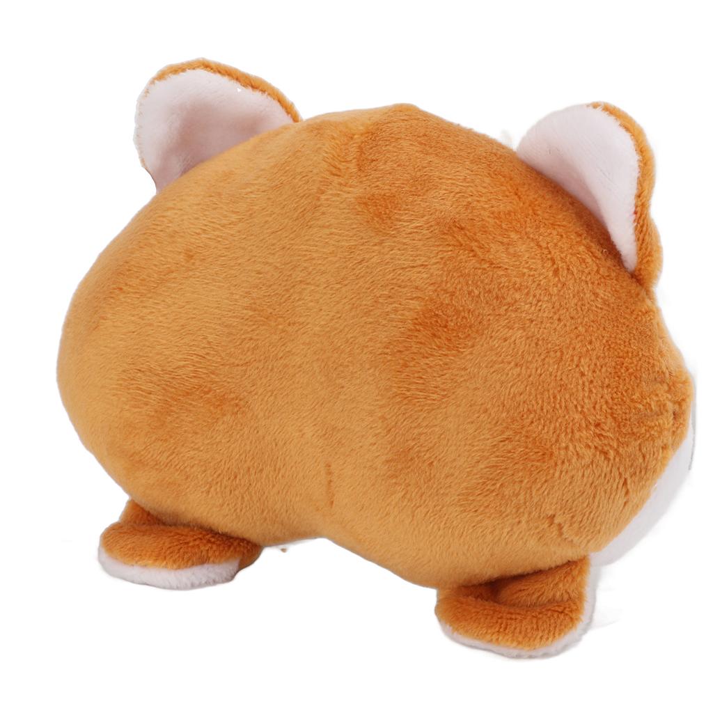 Corgi Ass Plush Squeaky Toy Funny Attractive Cleaning Teeth Pet Chew Toys for Small and Medium