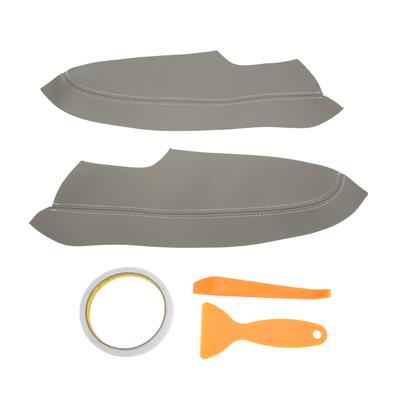2 Teile/satz Mikrofaser Leder Front Tür Panel Armlehne Abdeckung Protector Kratzfest Ersatz für