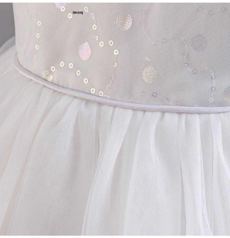 Girls' Chinese Princess Dress - Summer Wedding Performance Mesh Skirt