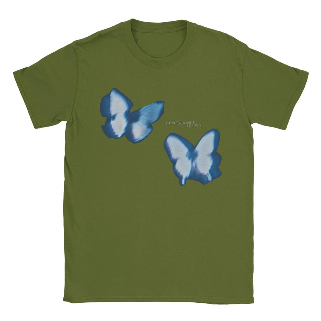 Butterfly Aitana T Shirt Men 100% Cotton Funny T-Shirts Crewneck Tee Shirt Short Sleeve Clothing Printing