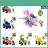 Echipa Wangwang Jucărie Dinosaur Seria Wilderness Mașină de Poliție Câini Vehicul Off-road din Plastic Cadou Copii