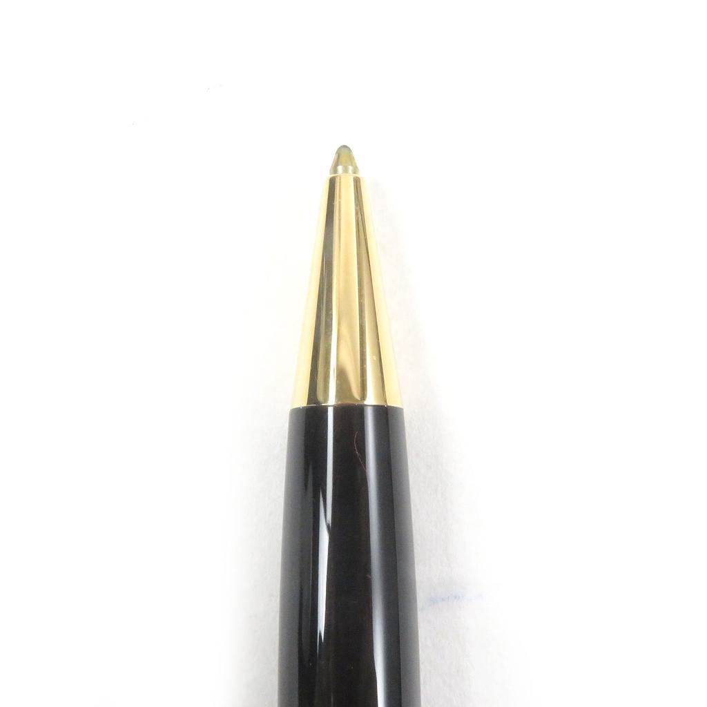 Excellent MONTBLANC Ballpoint pen Meisterstck Classic Twist type Black gold mens Used