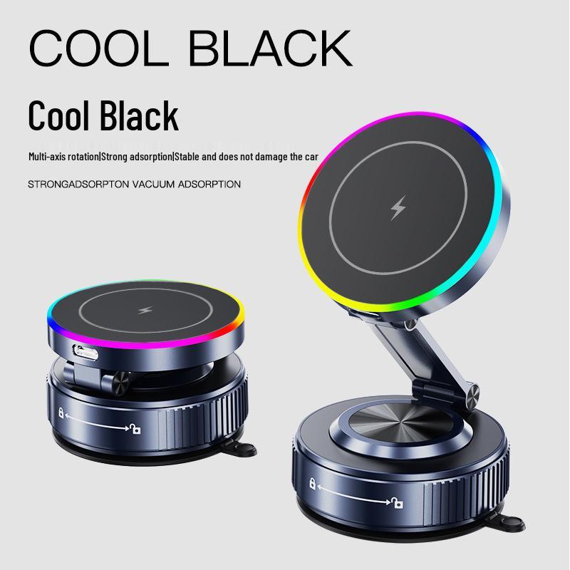 360° Adjustable Magnetic Car Phone Holder for Tesla, Foldable & MagSafe Compatible