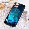 MaiYaCa Turquoise Stone Flora Peacock Feather Phone Case For iPhone 17 Air 16 pro max 15 14 plus 12 13 Cover coque