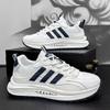 Spring and Autumn new trendy brand designer high-end mesh casual sports shoes men's trend thick sole increases