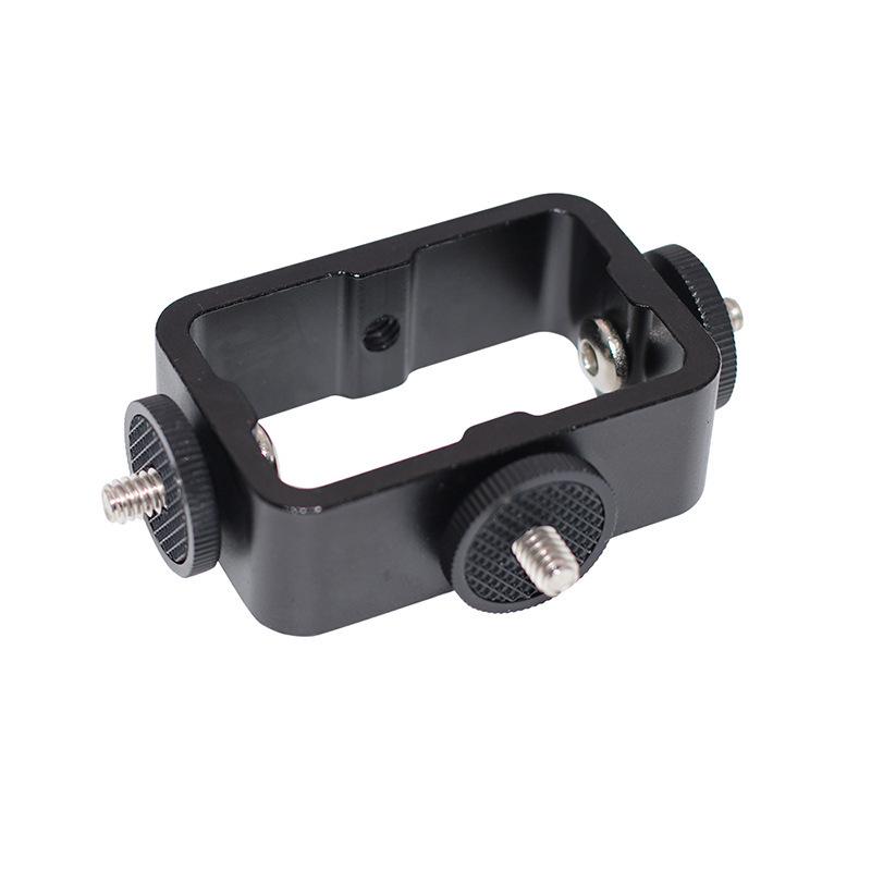 Multi-Angle Metal Base Tripod with Three Clip Heads for Mobile Phone Live Streaming