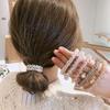 Korean Retro Pearl Hair Tie & Bracelet - Dual-Use Crystal Hair Accessory