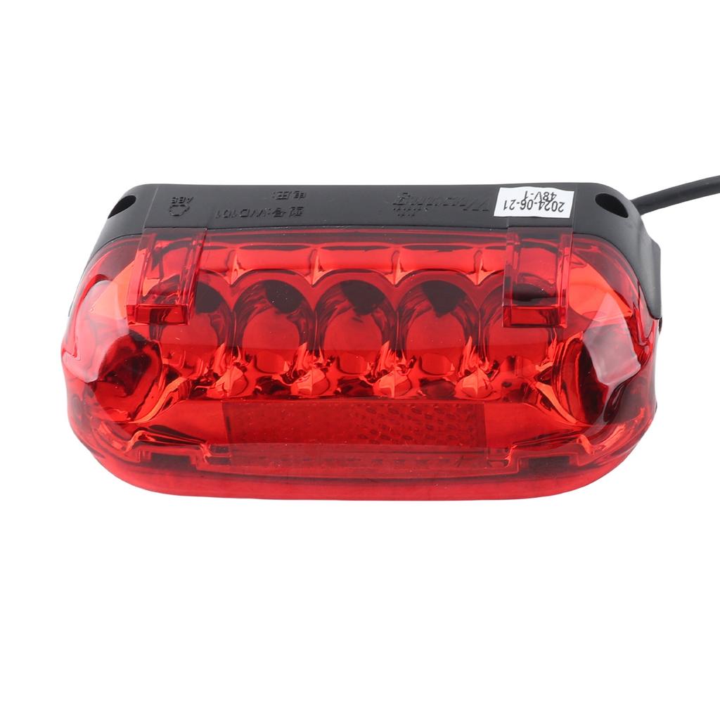 48V Electric Bike Brake LED Light Rr Tail Warning Lamp Cycling Accessories