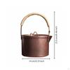 Handmade Copper Tea Kettle Hammered Artisanal Teapot with Lid for Collectors,