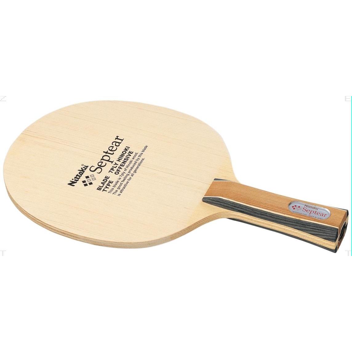 Used Nittaku Table Tennis Septia FL Racket Shakehand Flare Type Attack Club Activities Club Match Tournament Team Player Momentum 7 Plywood NE6781 -