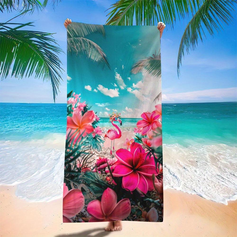 Peacock Feather Leopard Print Beach Towel Abstract Animal Skin Design Quick Dry Towel 50x100cm