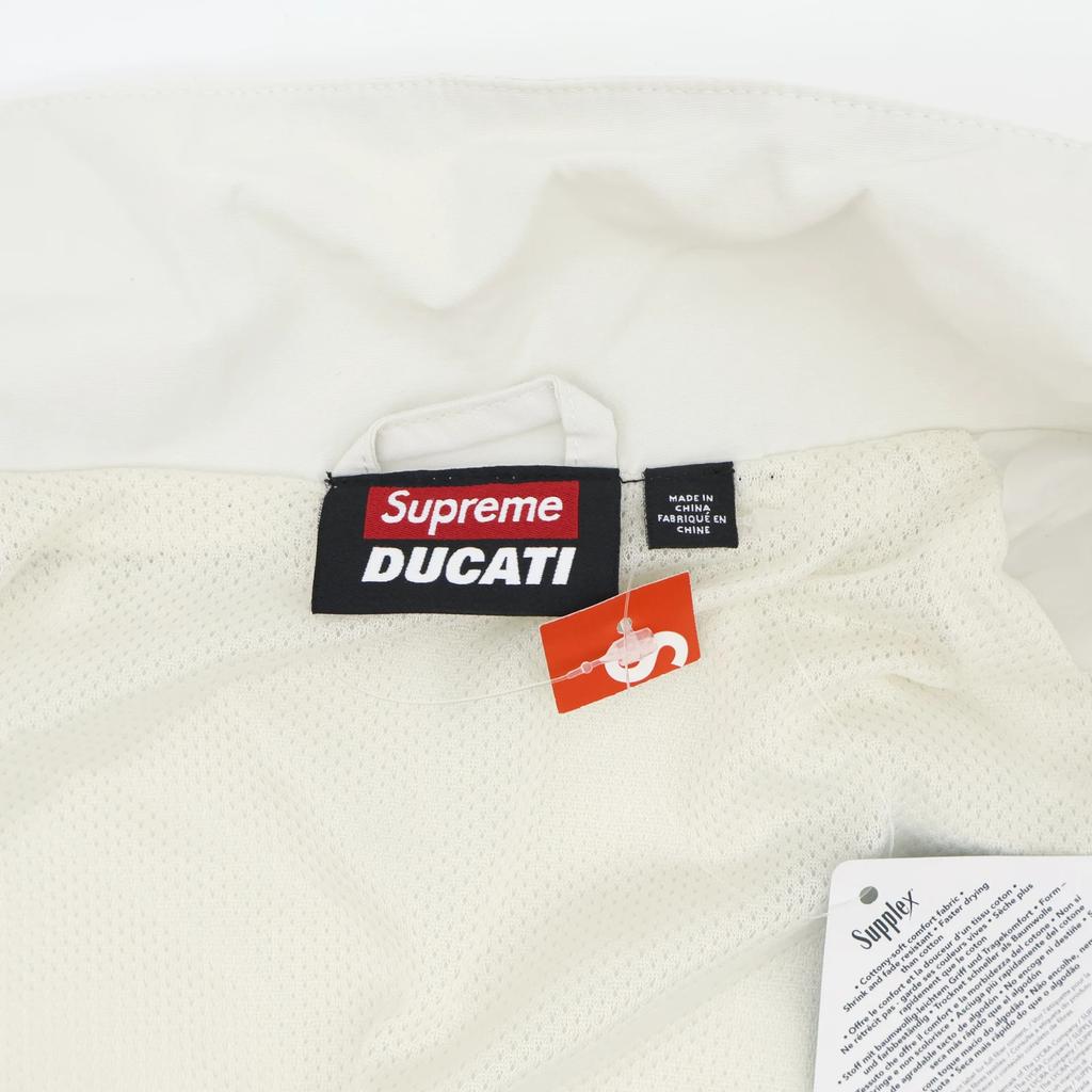 Supreme Ducati Track Jacket Light Grey
