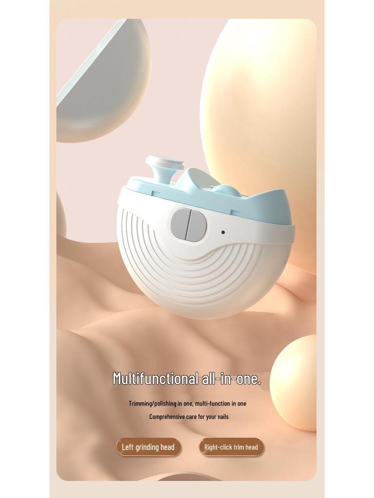 Electric 2-in-1 Automatic Nail Clipper for Adults & Children - Safe, No Pinch Manicure Tool for Elderly
