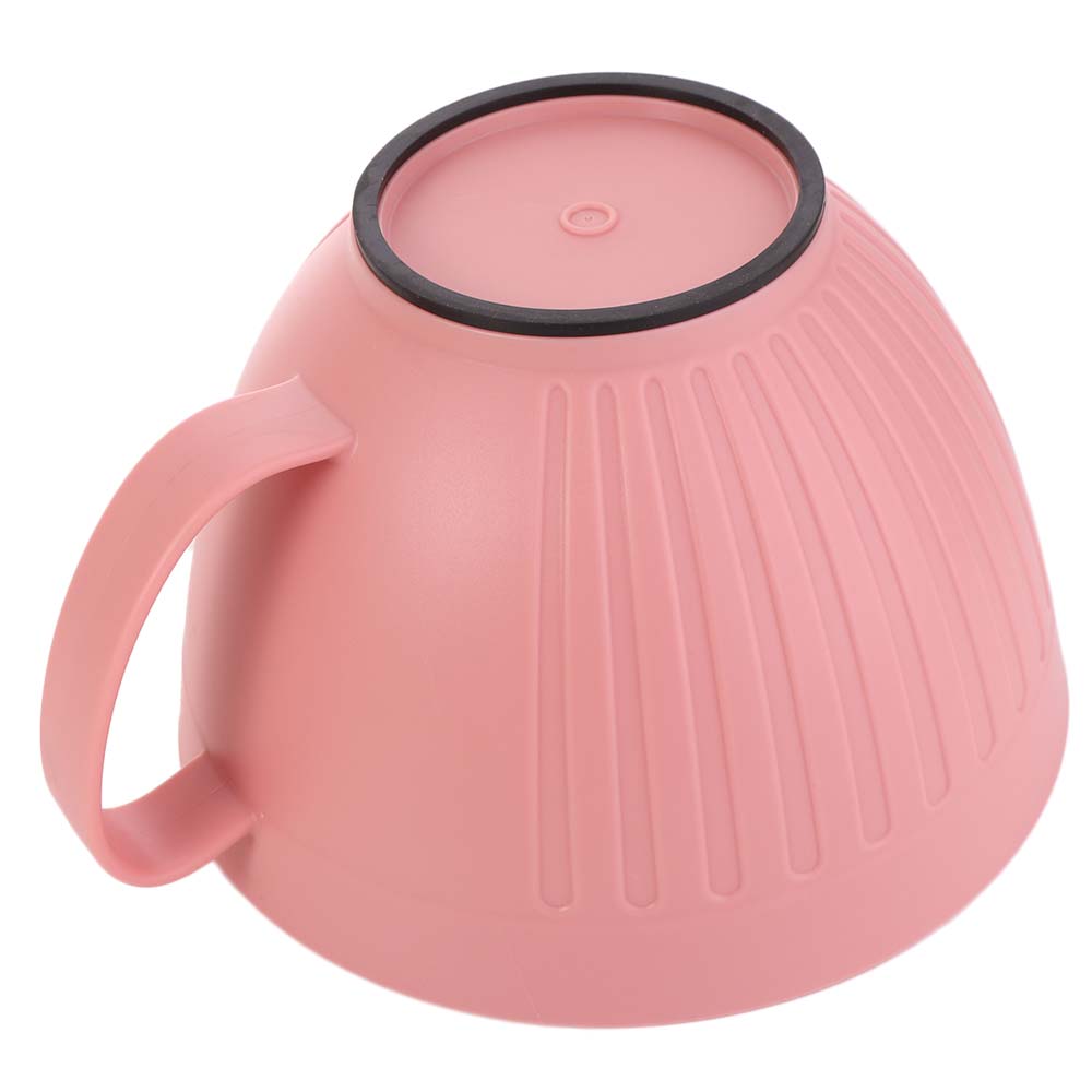 Large Capacity Baking Mixing Bowl V Shaped Diversion Design Non-slip Bottom Salad Mixing Bowl PP with Handle Egg Beating Bowl