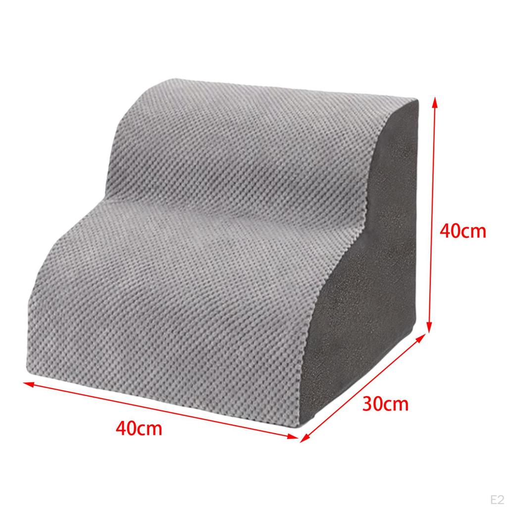 Dog Stairs Cat Ladder Detachable Washable Cover Portable Dogs Bed Wide Ramp Steps for