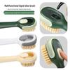 Press-Type Automatic Liquid Dispensing Suede Shoe Cleaning Brush for Students